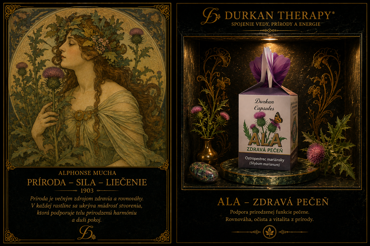 Durkan Therapy ALA - spojenie prírody, umenia a produktu